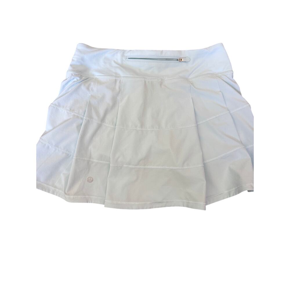 Lululemon Pace Rival Mid-Rise Skirt size 4 blue
